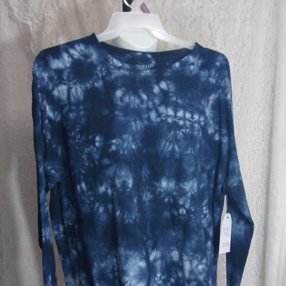 Tie Dyed Navy Top NWT